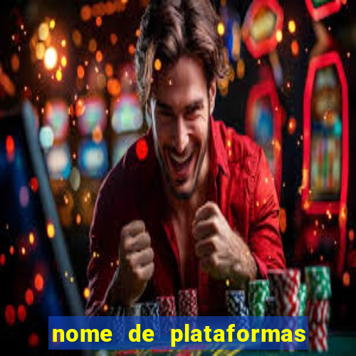 nome de plataformas de jogos